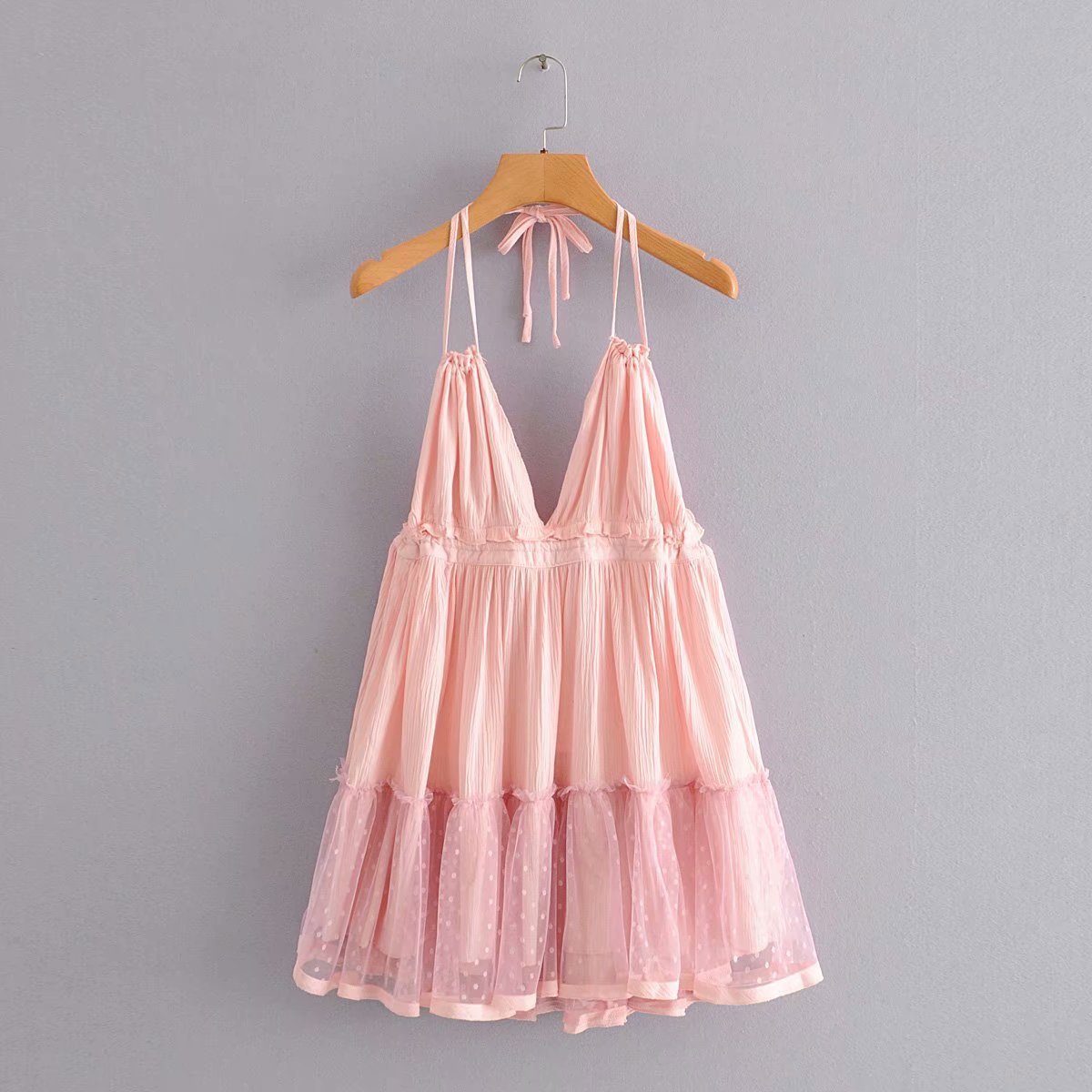 Backless A-Line Dress