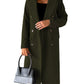 Double Breasted Long Fitted Jacket