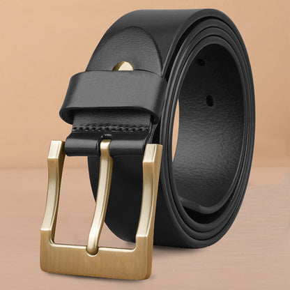 Men's Genuine Leather Trousers Belt