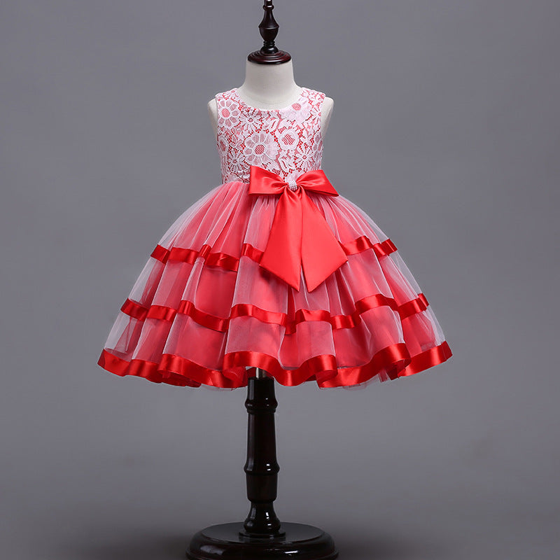 Toddler's Big Bow Princess Dress