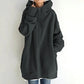 Oversized Long Sleeve Zipper Hoodie For Women