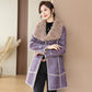 Mid-length Velvet Coat