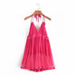 Backless A-Line Dress