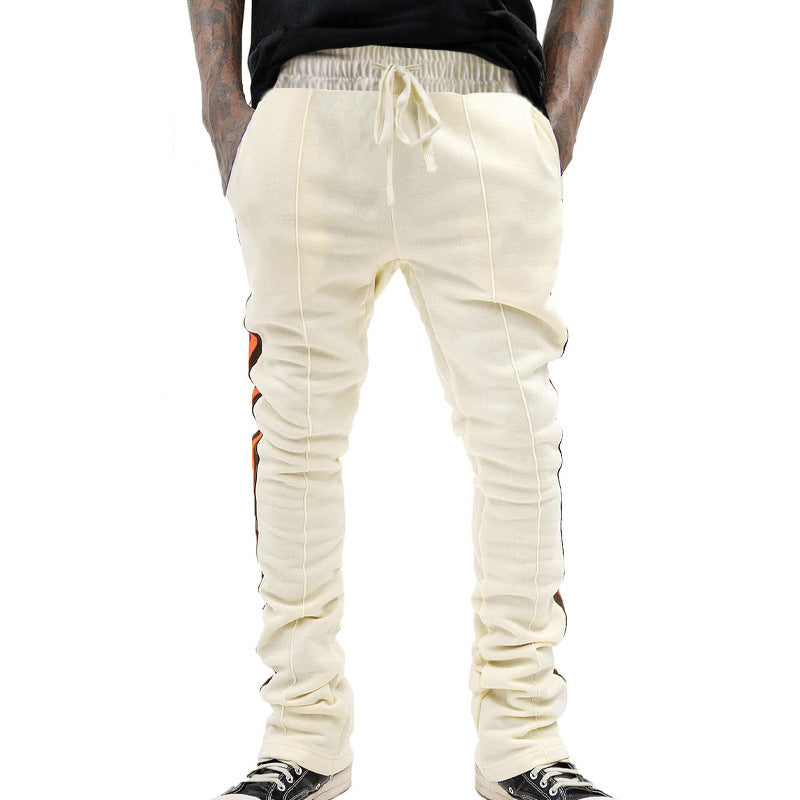 Men's Side Stripe Flared Pants