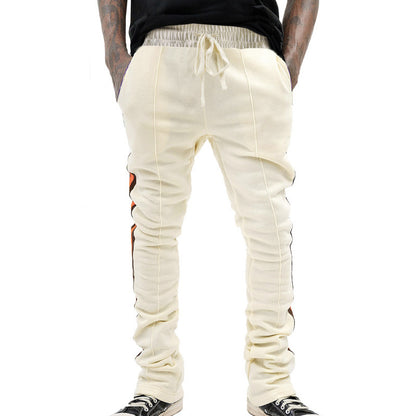 Men's Side Stripe Flared Pants
