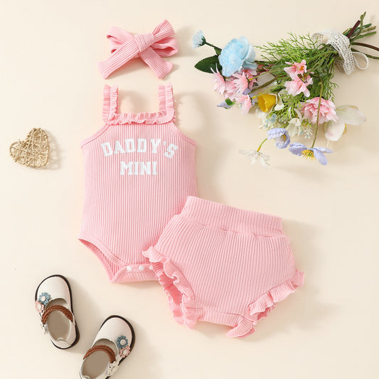 Daddy's Mini Me Girl's Romper