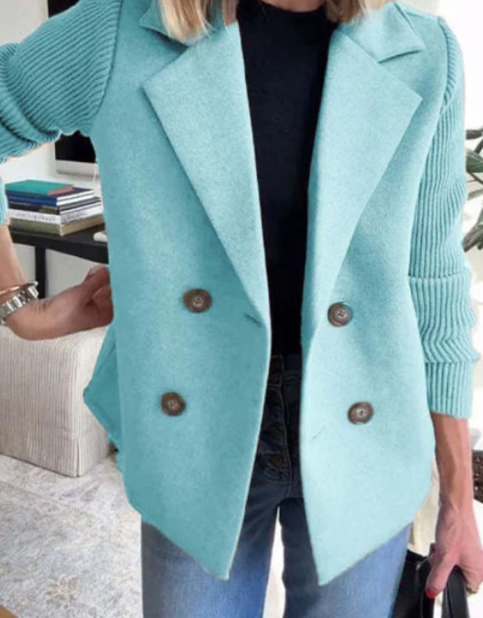 Double Breasted Lapel Jacket