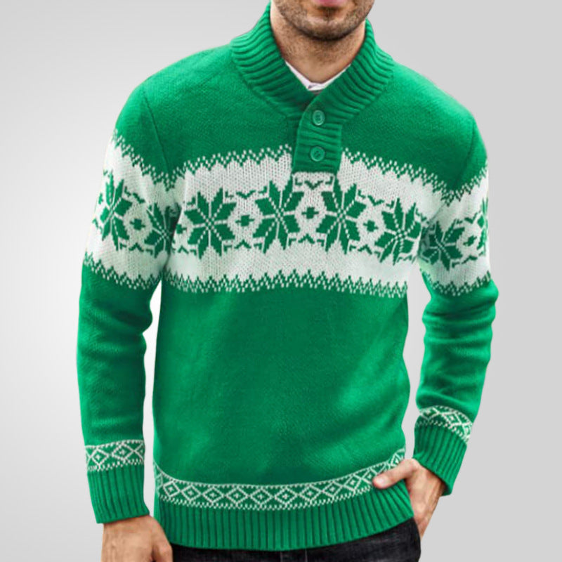 Men's Jacquard Sweater