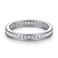 Sterling Silver Diamond-studded Ring