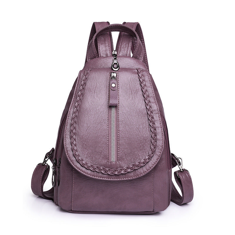 Soft Leather Backpack