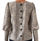 Women's Retro Button Back Blouse
