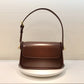 Leather One Shoulder Messenger Bag