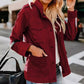 Women's Casual Loose Zip Jacket