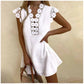 Women's Wrinkle Wash Mini Dress