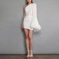 Women's Short Skirt Feather Dress