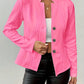 Single-Breasted Slim Office Blazer Jacket
