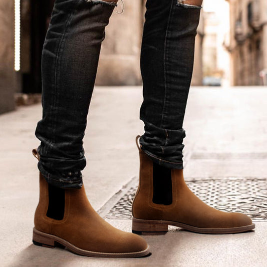 Men's Genuine Handmade Leather Retro Boots
