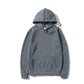 Cotton Fleece Solid Color Hoodie For Women