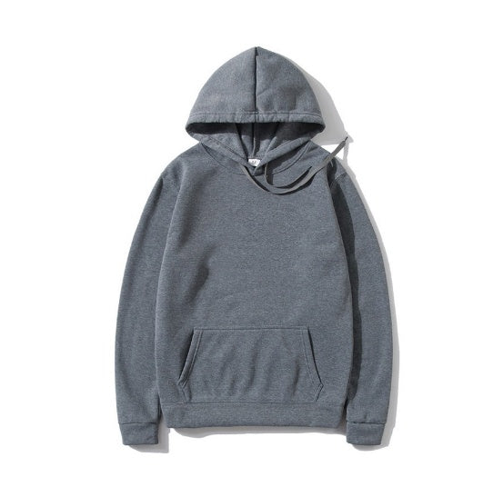 Cotton Fleece Solid Color Hoodie For Women