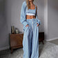 Women's 3 Pcs Y2K Aesthetic Suit