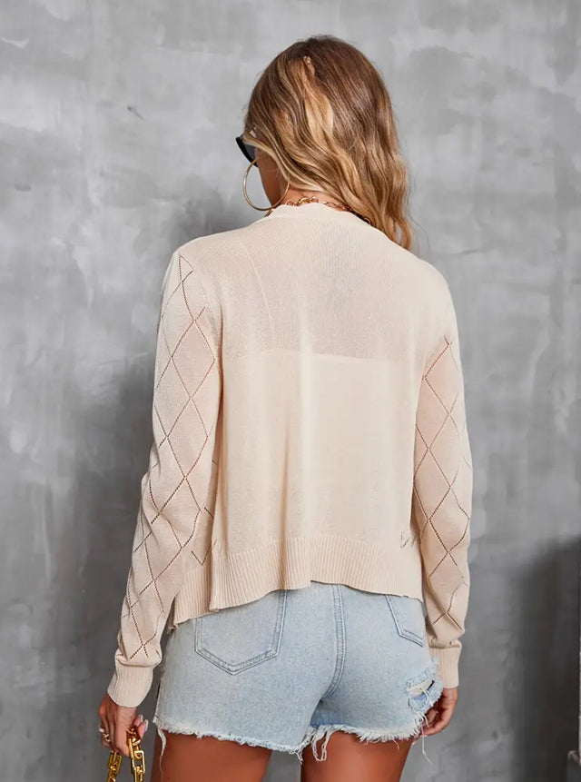 Cold-Themed Thin Cardigan For Women