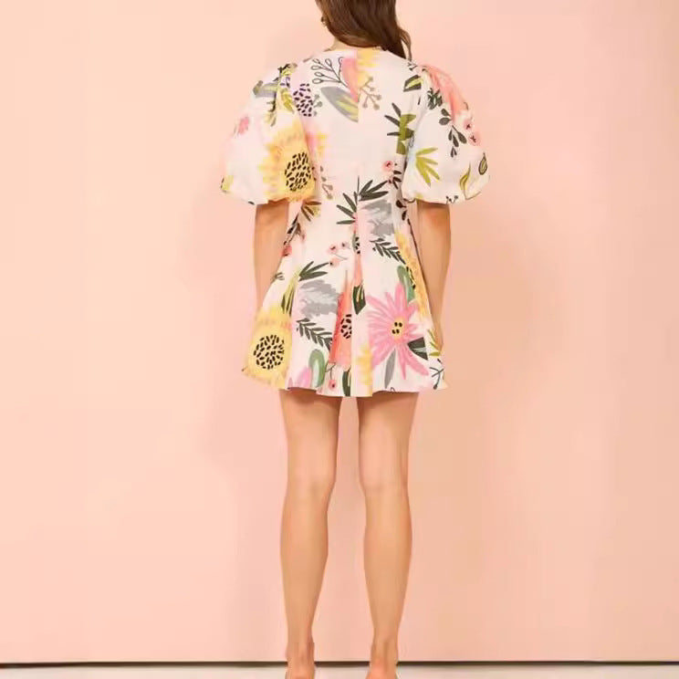 Cool Breeze Printed Pocket Dress