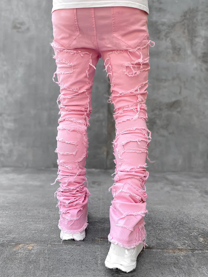 Men's Stacked fitted Jeans