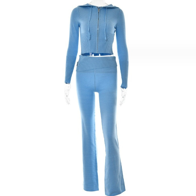 Women Leisure  Sweater &  Pants Set