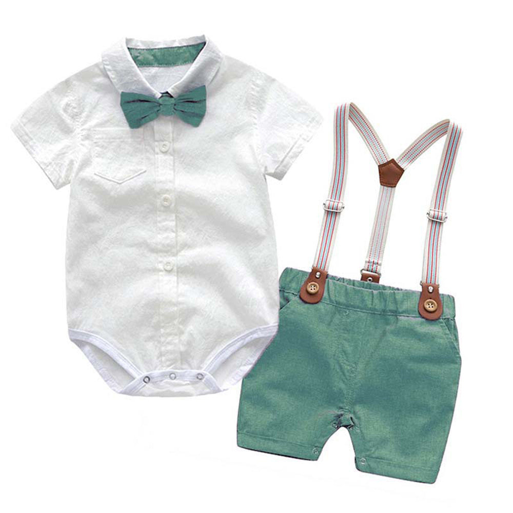 Little Gentleman 2 Pcs Bow Tie Suit