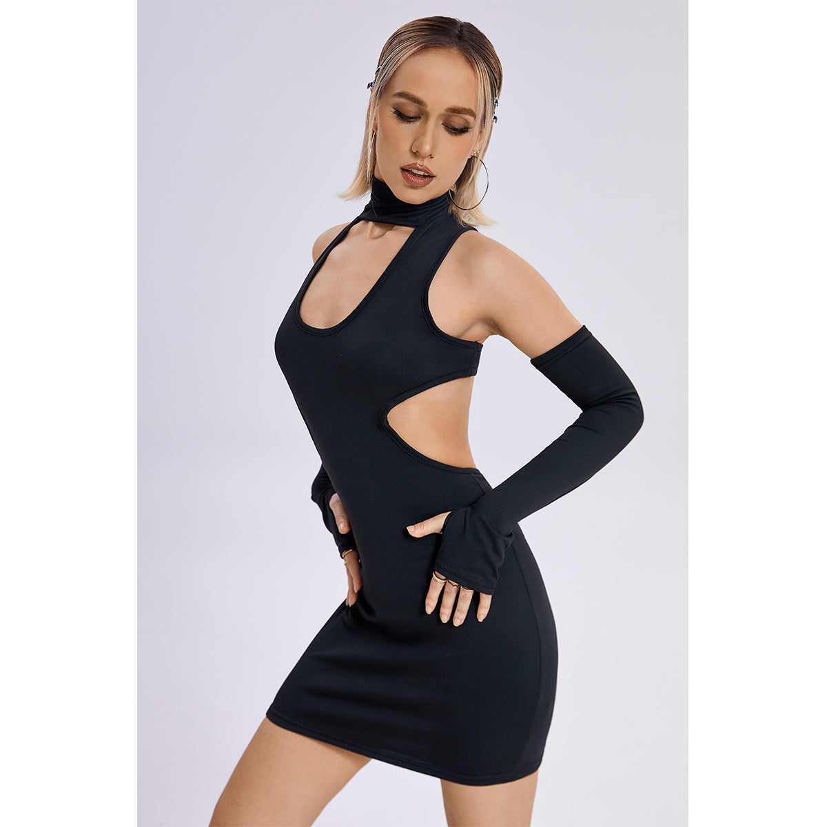 Lady's Bodycon Mini Dress