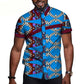 Men's African Print Sports Shirt