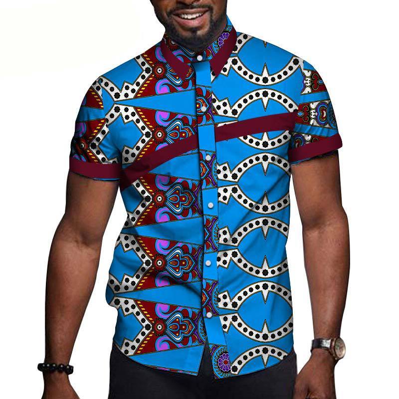 Men's African Print Sports Shirt