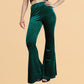 Velvet Bell-bottom Pants