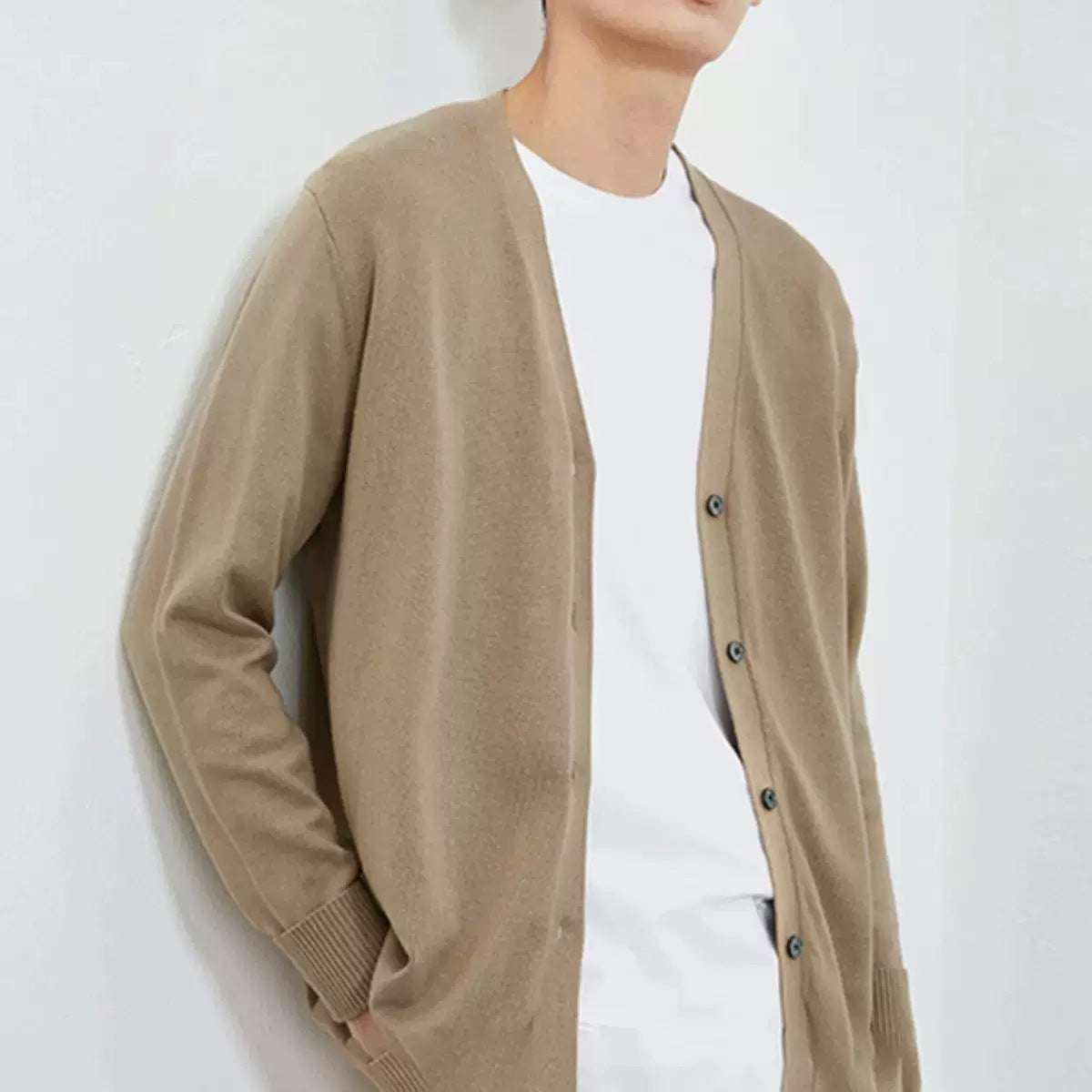 Casual Loose Knitted Cardigan For Men