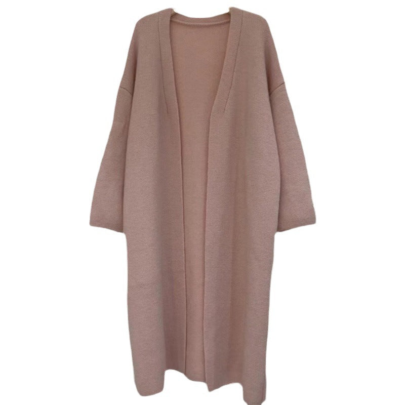 Mid-Length Sweater Cardigan For Women