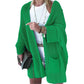Mid-length Knitted Sweater Coat