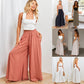 Womens Wide Leg Pocket Pants