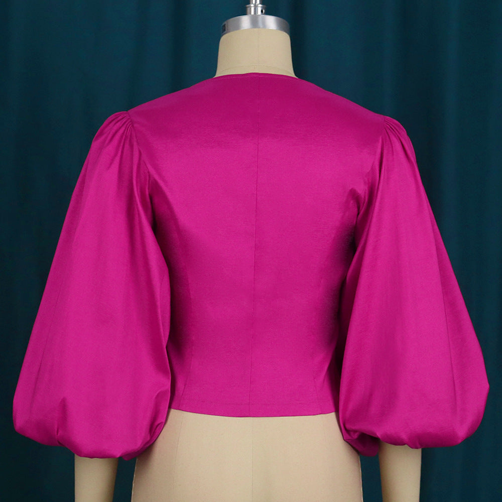 Women's Balloon Sleeve Blouse