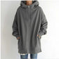 Oversized Long Sleeve Zipper Hoodie For Women