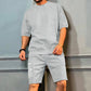 Men's Trendy Round Neck Short-sleeved 2pcs