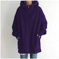 Oversized Long Sleeve Zipper Hoodie For Women