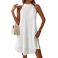 The White Halter Dress