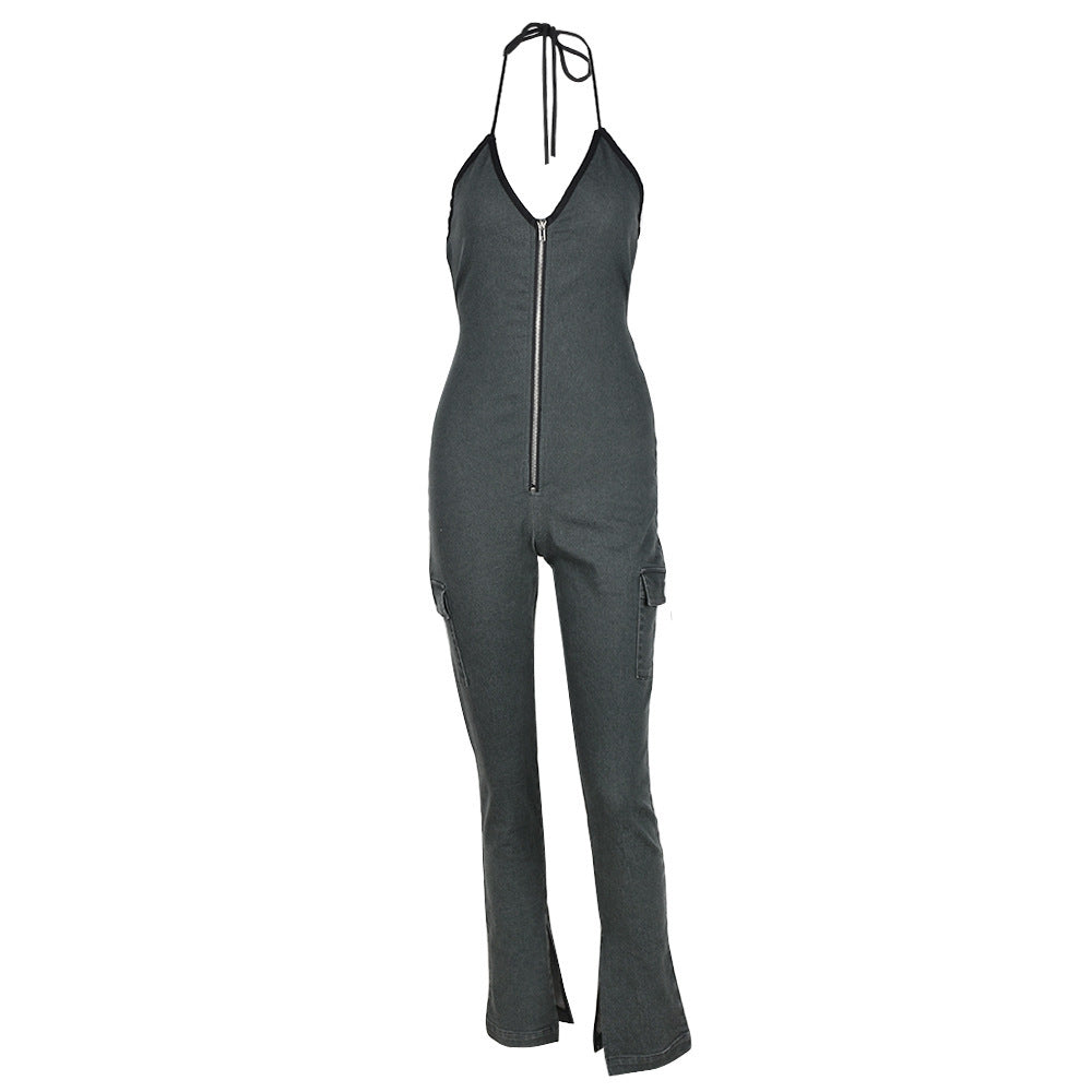 Women's Split Leg Jumpsuit