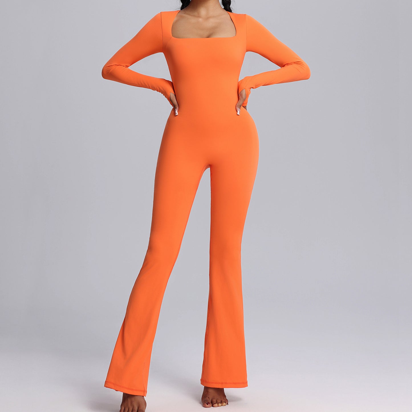 Yoga Fitness Flared Bodysuit