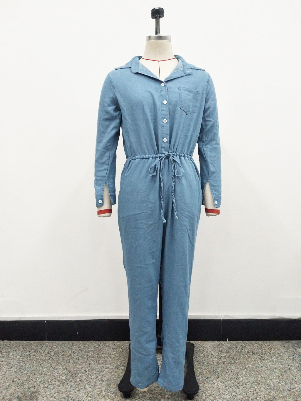 Women's Drawstring Jumpsuit