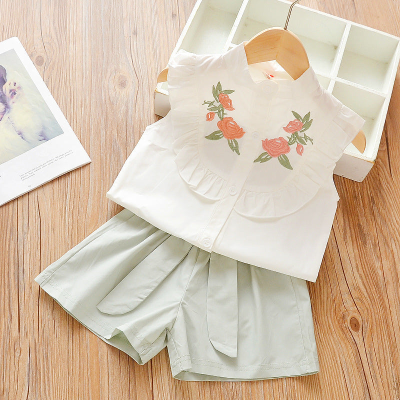 Girls Trendy Cotton 2Pcs Set