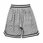 Knitted Jacquard Chessboard Shorts