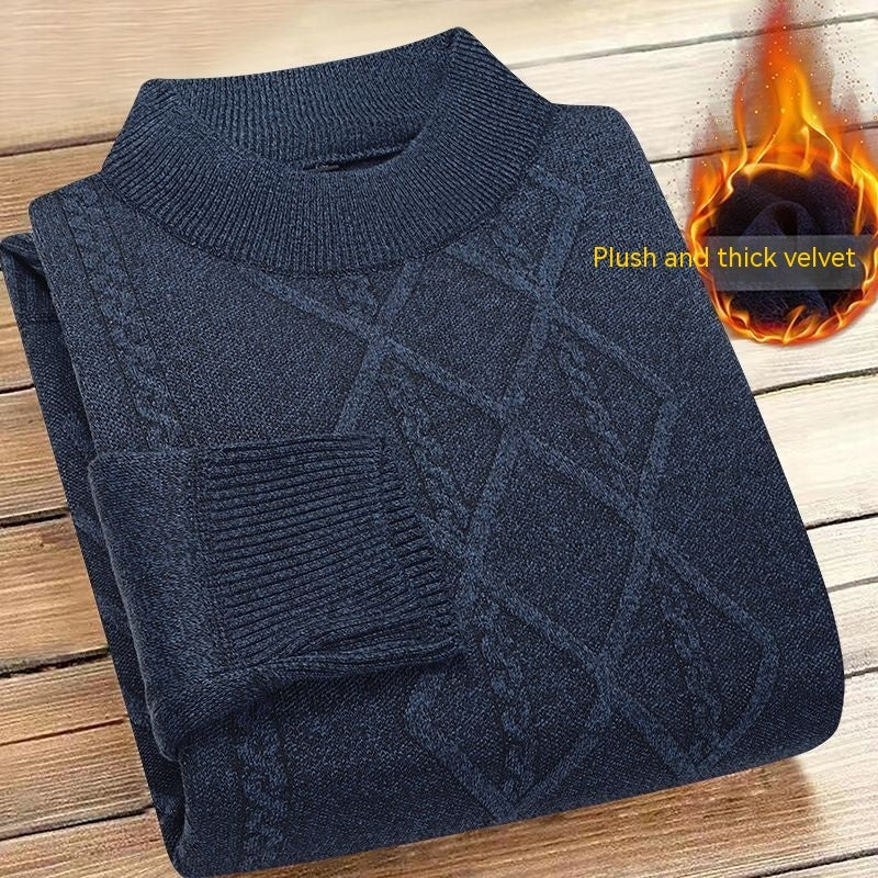 Men's Fleece-lined Sweater