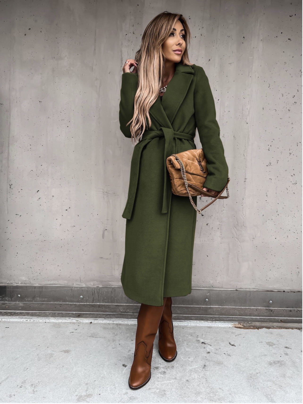 Woolen Long Coat