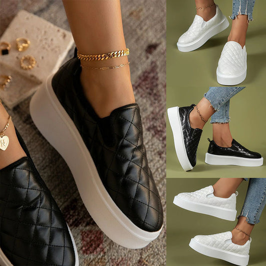 Women's Platform Leather Shoes